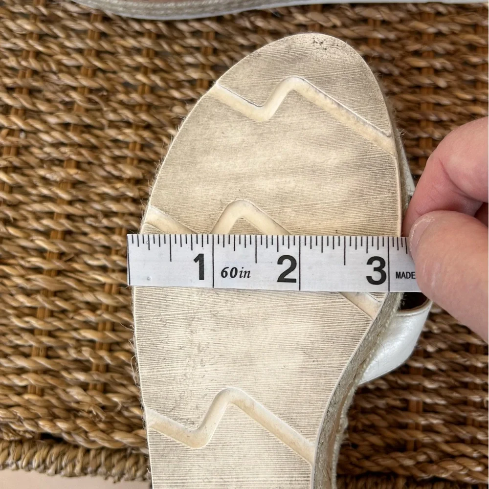 …me Too Sandy Espadrille‎ Platform Wedge Cork Jute Size 9